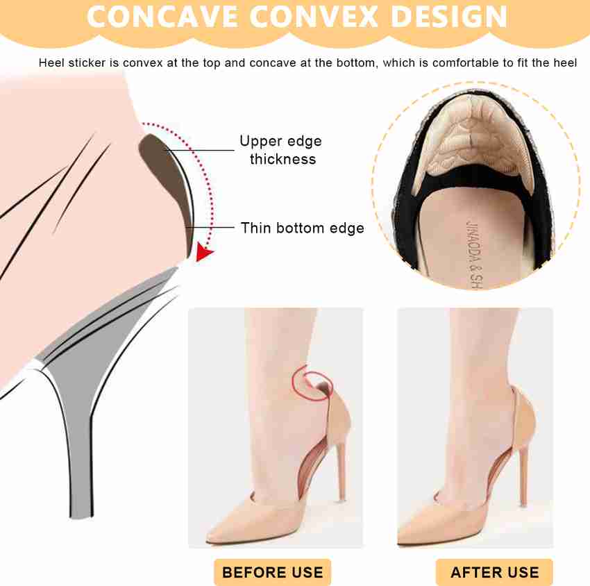 Thin heel inserts top