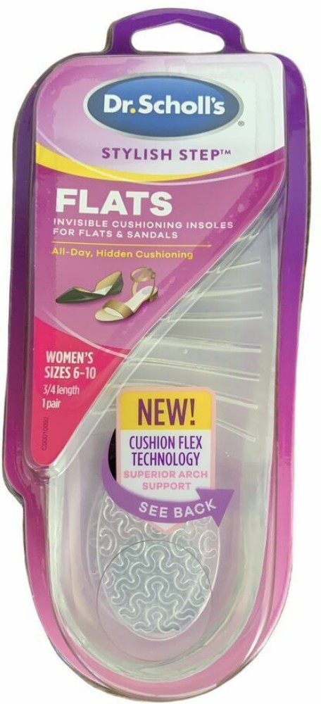 Dr. Scholl's Cushioning Insoles for Flats and Sandals, All-Day