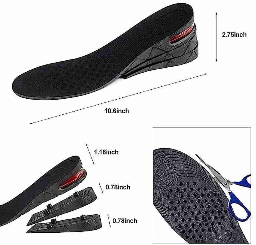 swabs Height Increase Insoles Air Cushion Taller Insole 4 Layer