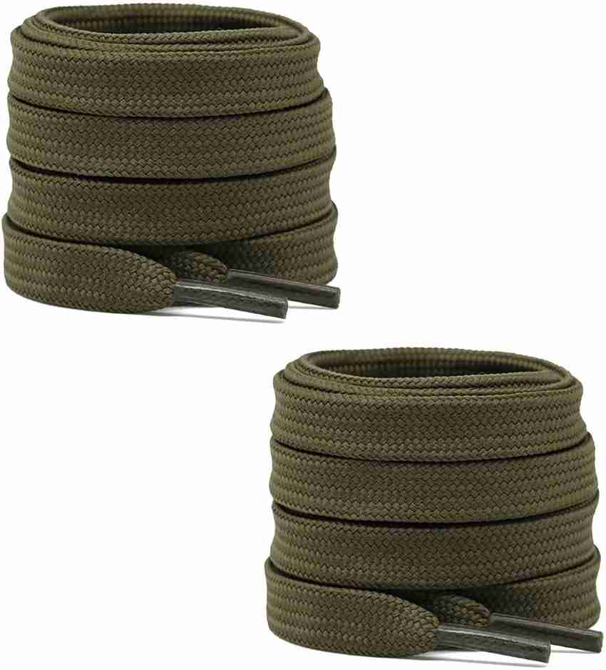 Olive green shoe strings store