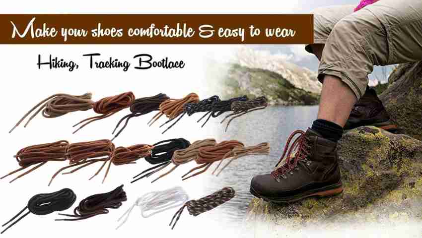 Round hiking hot sale boot laces