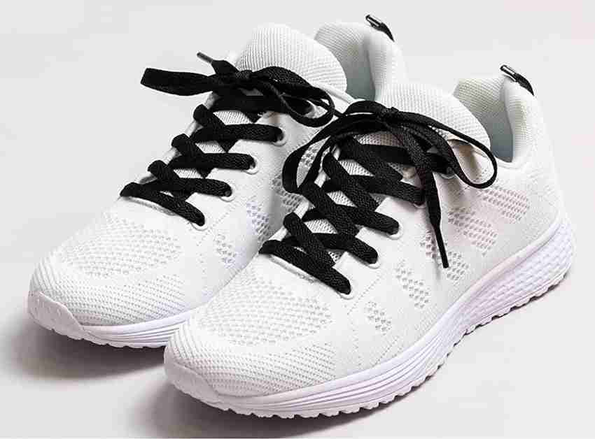 SHOESHINE Flat Sports shoe Sneaker Lace casual shoes laces 7MM wide Black White 120cm Shoe Lace Price in India Buy SHOESHINE Flat Sports shoe Sneaker Lace casual shoes laces 7MM wide