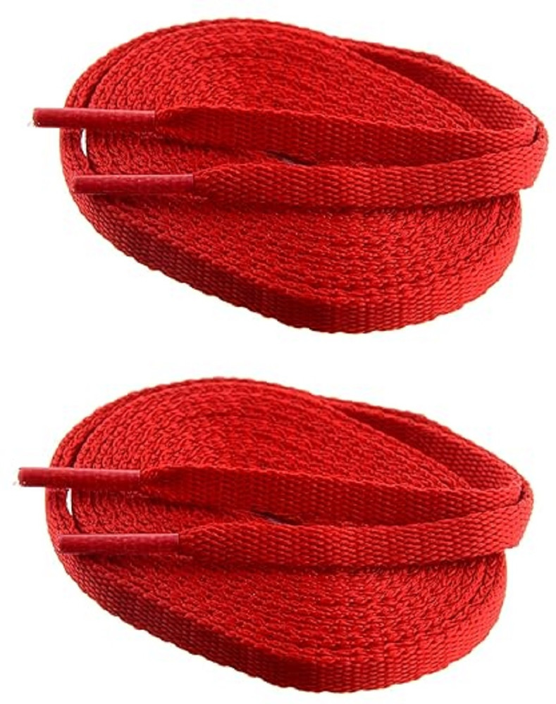 Red flat shoelaces store