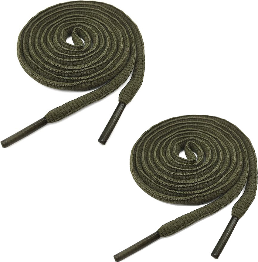 olive green rope laces