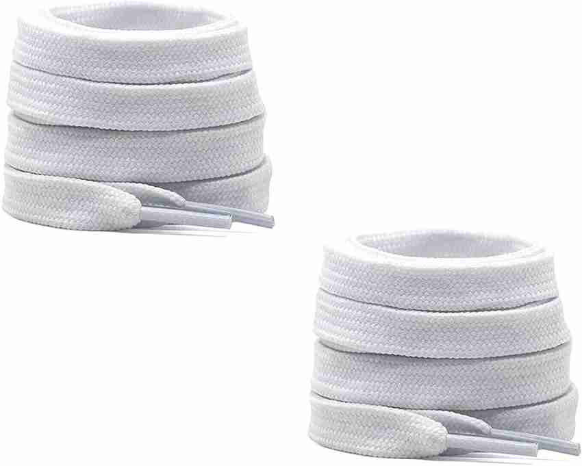 SHOESHINE Flat shoelace Hollow Thick 120cm for casual shoes 2 Pair White Shoe Lace Price in India Buy SHOESHINE Flat shoelace Hollow Thick 120cm for casual shoes 2 Pair White Shoe