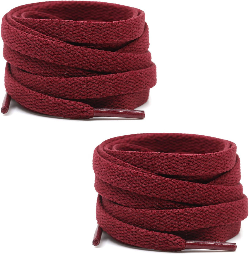 Maroon shoe laces shop
