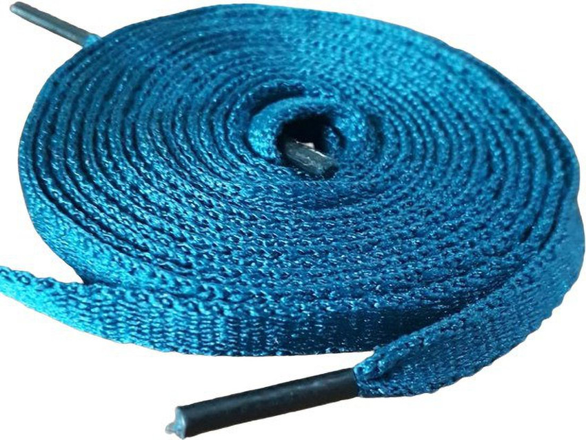 Teal boot laces top