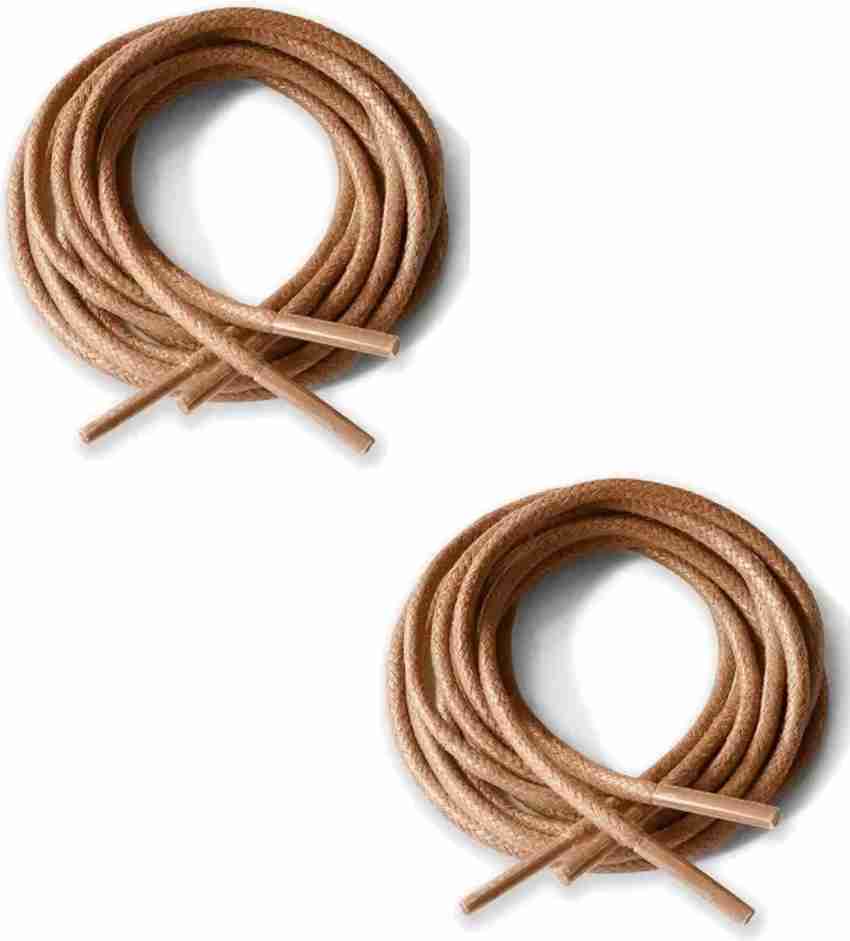 Tan round shoelaces sale