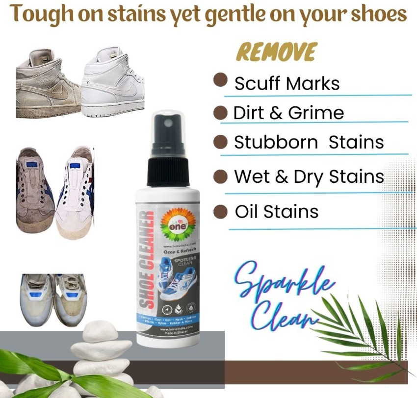 germidos Shoe Cleaner Foam Spray, Dirt and Stain Remover Canvas