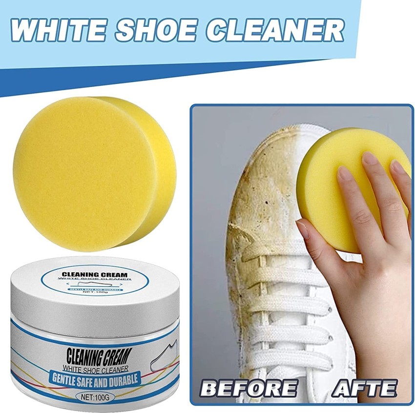 TOPHAVEN White Shoe Cleaning Cream, Shoes Whitening Cleaning Kit Leather, Canvas  Shoe Cleaner Price in India - Buy TOPHAVEN White Shoe Cleaning Cream, Shoes  Whitening Cleaning Kit Leather, Canvas Shoe Cleaner online