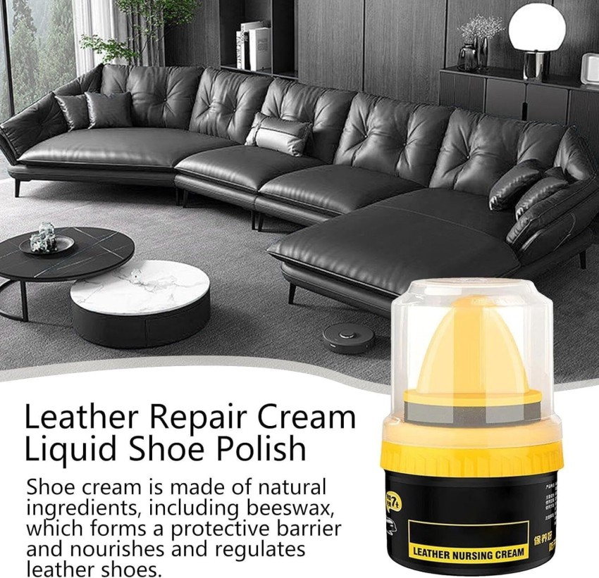 2pcs Leather Repair Cream Liquid Shoe Polish, Leather Repair