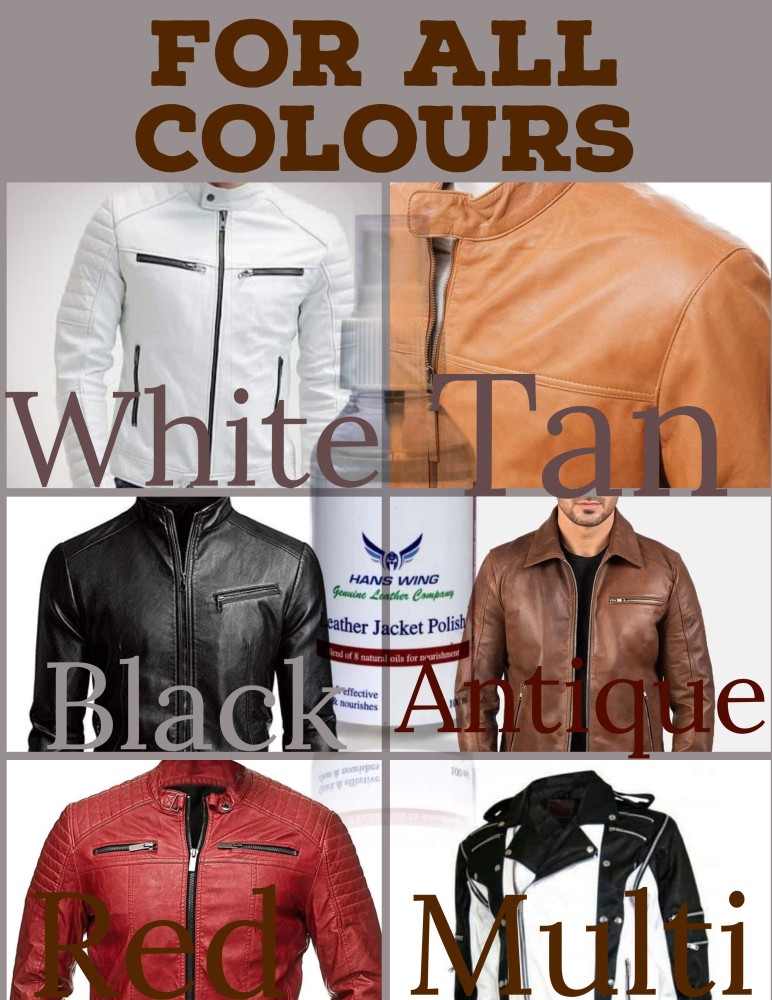 Leather jacket deals black polish