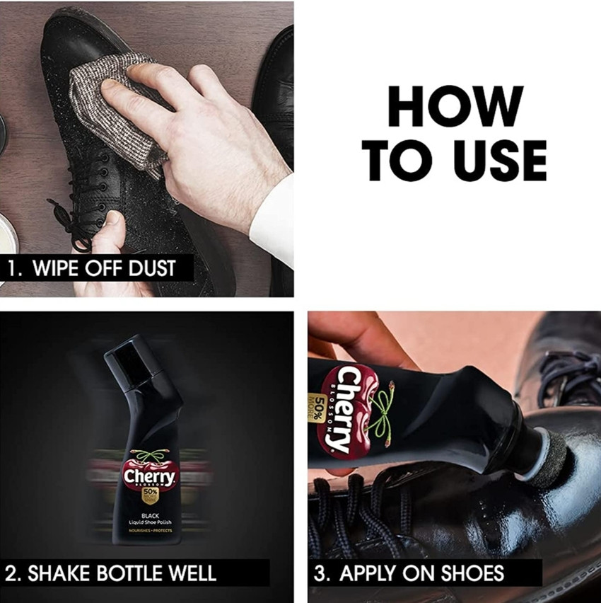 Cherry liquid new arrivals shoe polish