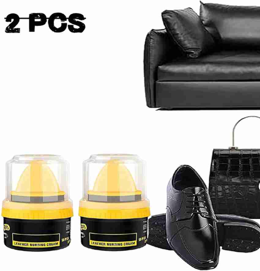 Shoe polish on leather furniture top