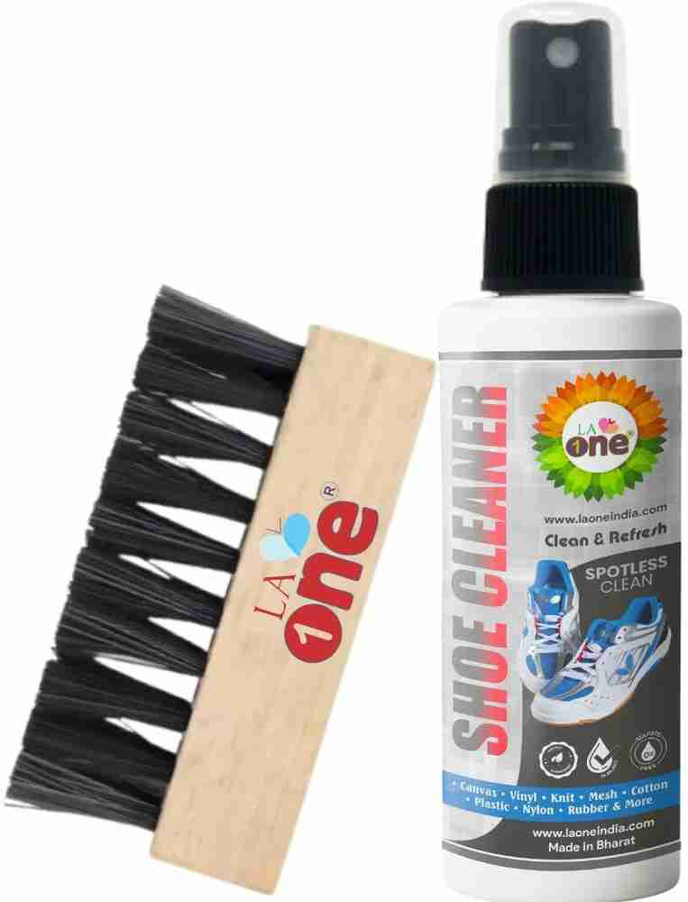 Rubber shoes cleaner spray top