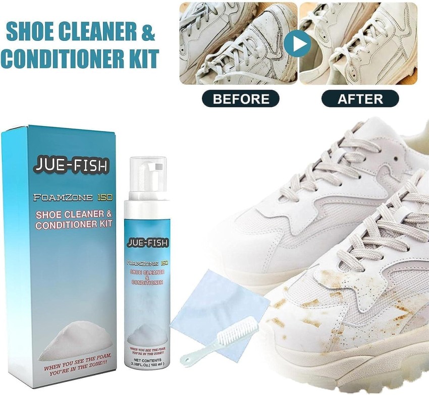 Shoe Cleaner Foaming Shoe Whitener Shoe Cleaner Kit For White