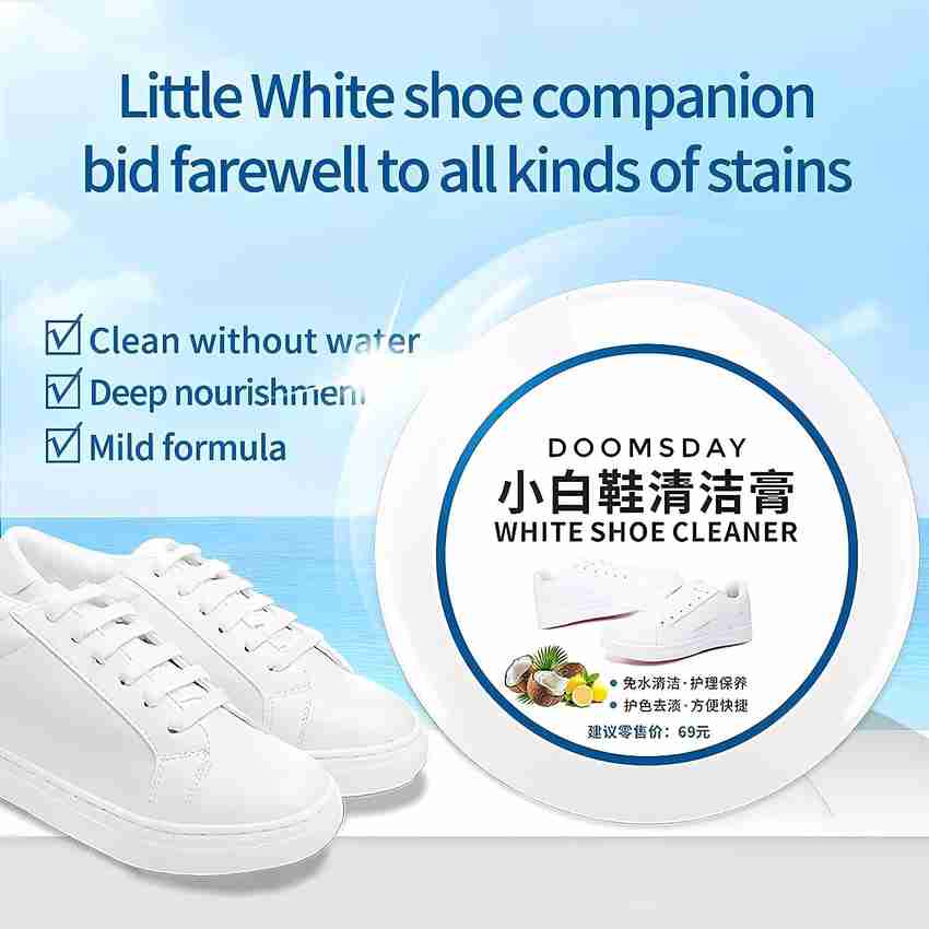 ZOPTER ENTERPRISE White Shoes Cleaner Cream Sponge Kit for White Sport Party Wear Sneakers Shoes. Leather Suede Sports Synthetic Leather Canvas Shoe Cream Price in India Buy ZOPTER ENTERPRISE White Sh...