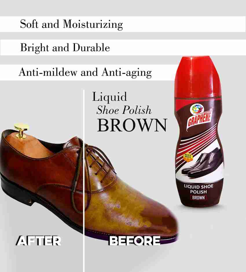 Shoe polish tan leather shop