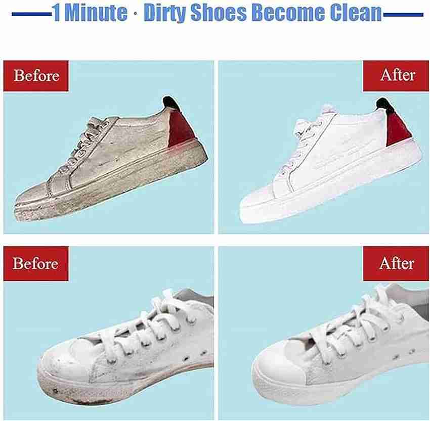 How to clean sales white synthetic leather shoes