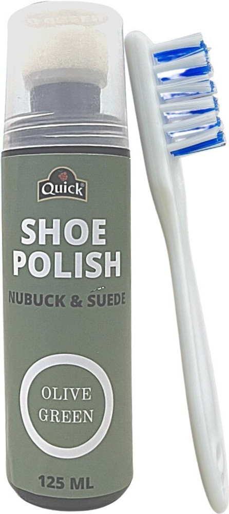 Quick Nubuck Suede Shoe Polish Color Olive Green Pack 125ML Nubuck Suede Shoe Renovator Price in India Buy Quick Nubuck Suede Shoe Polish Color Olive Green Pack 125ML Nubuck
