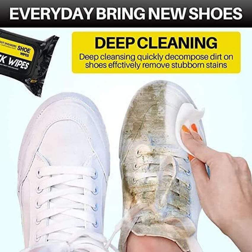 zexrel Shoes Wipes Shoes Sneaker Wipes Cleaner White Shoes Quick