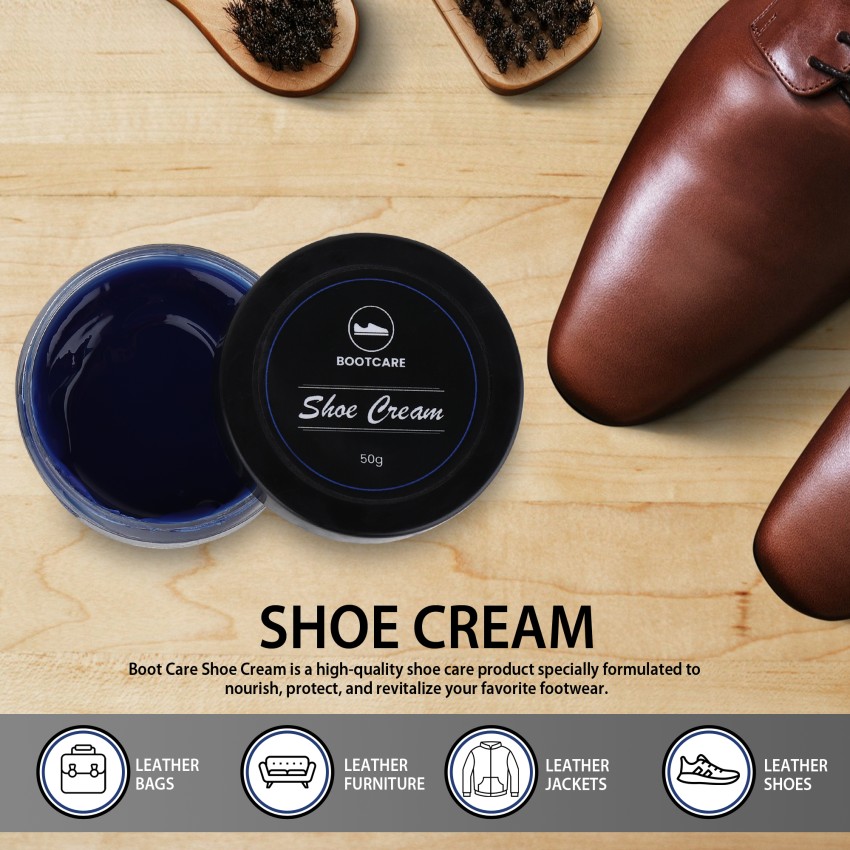 Waxed leather deals shoe cream