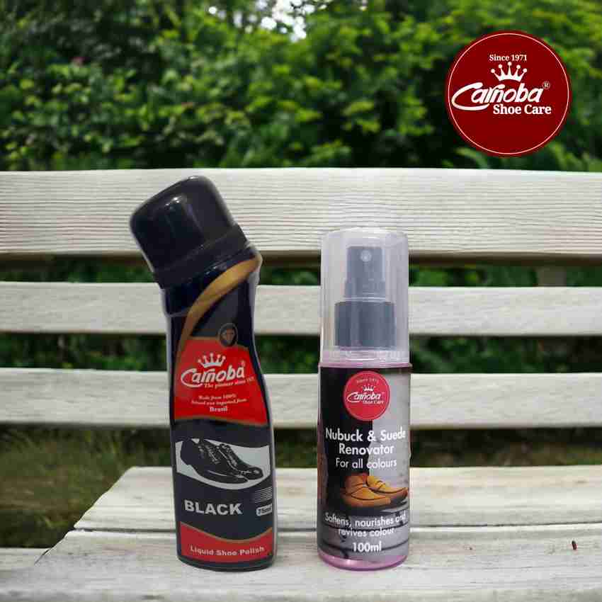 Black suede shoe polish shop