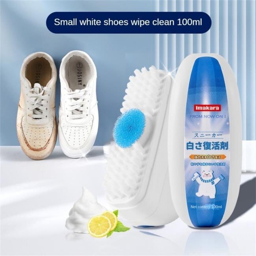 Shoe Cleaner Foam Shoe Cleaner Spray With Brush 100ml Shoe Cleaner