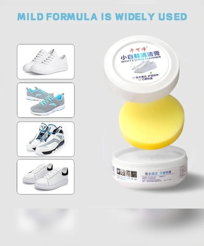 Multi-Functional Shoe Cleaning Cream Stain Remover,Shoes Whitening Cleaning,Snea