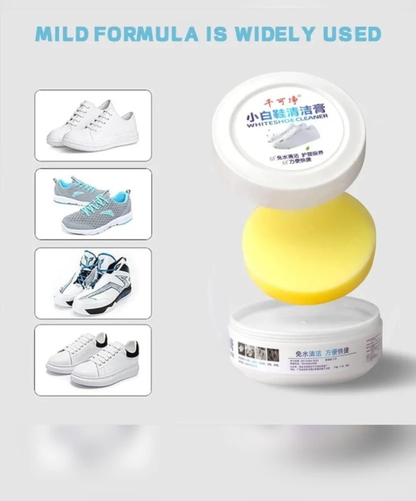 Multi-Functional Shoe Cleaning Cream Stain Remover,Shoes Whitening Cleaning,Snea