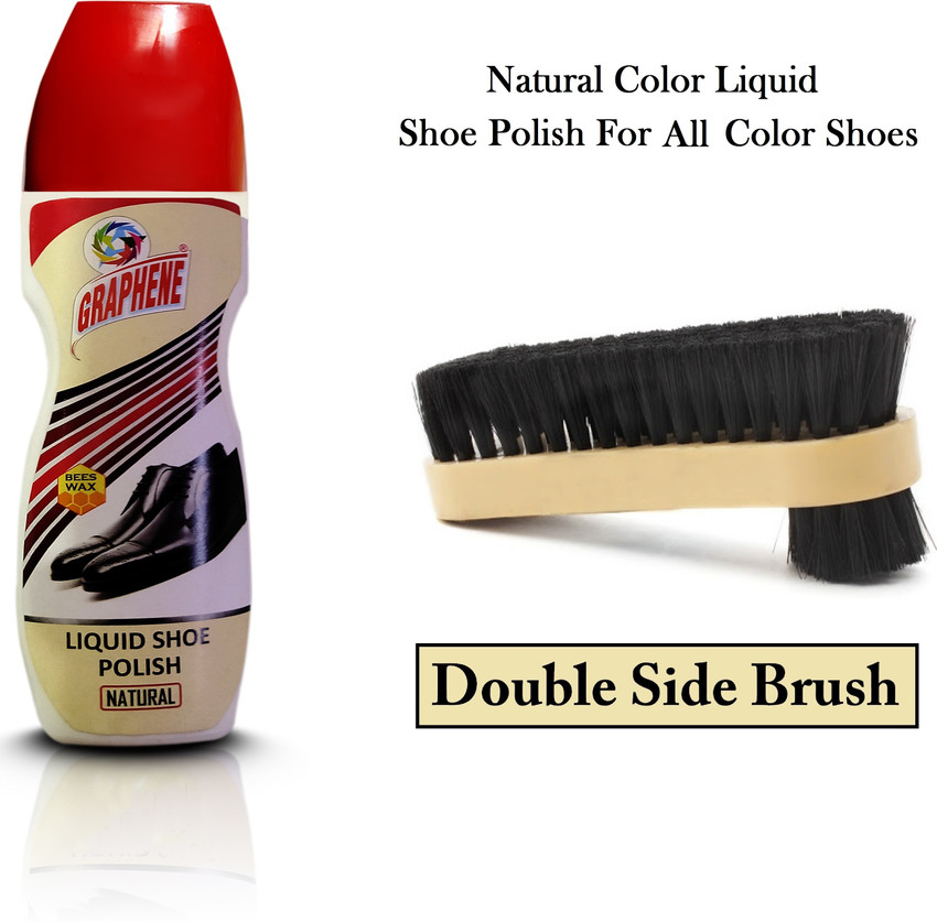 Graphene Natural Color Liquid Shoe Polish for All Shoe Dual Side Shoe Brush. Leather Synthetic Leather Shoe Liquid Polish Price in India Buy Graphene Natural Color Liquid Shoe Polish for