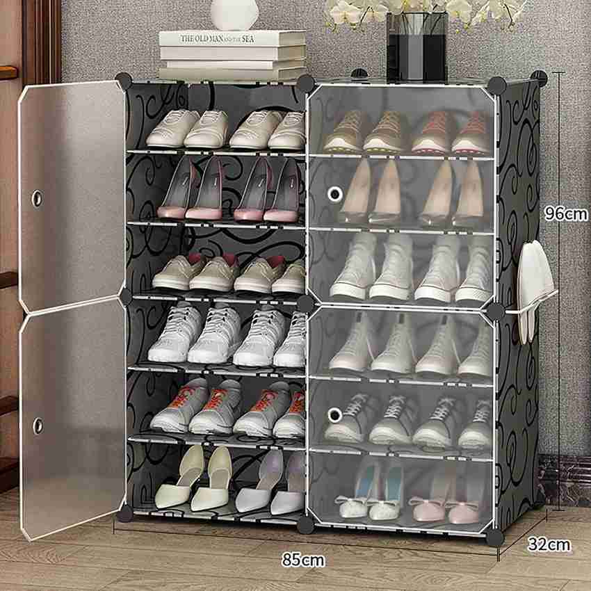 Clear door cube diy shoe cabinet 2025