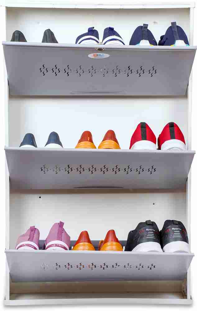 LIVE CONCEPT LC 1M 03 GR Metal Shoe Rack Price in India Buy LIVE CONCEPT LC 1M 03 GR Metal Shoe Rack online at Flipkart