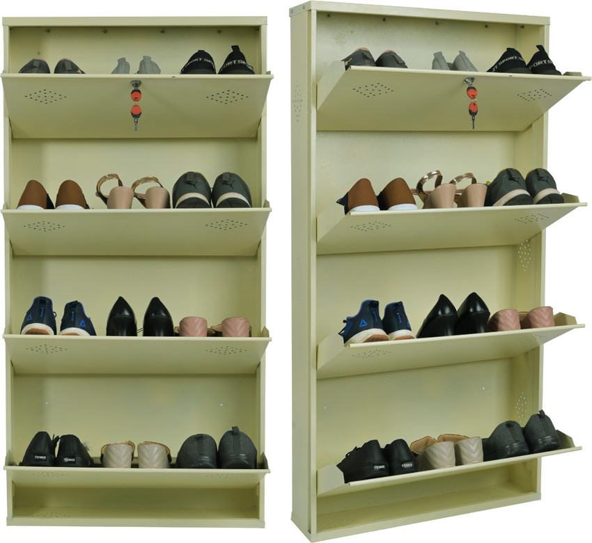 Aavatar 4 Door Ivory 26 Inch Wall Mounted Modern Shoerack Metal Shoe Rack Price in India Buy Aavatar 4 Door Ivory 26 Inch Wall Mounted Modern Shoerack Metal Shoe Rack online at Flipkart