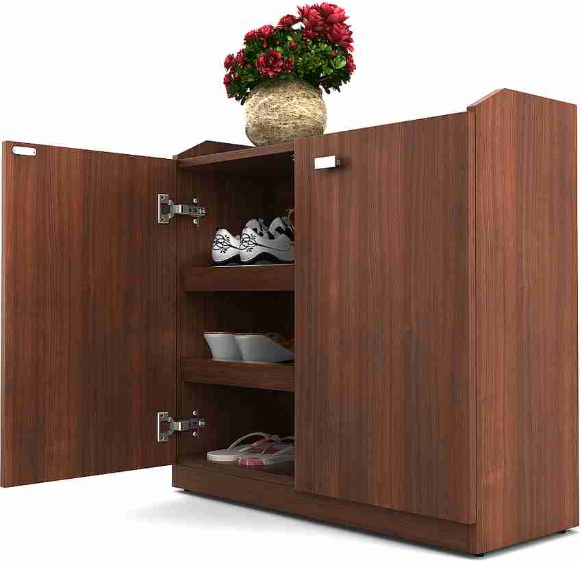 SPACEWOOD Engineered Wood Shoe Rack Price in India Buy SPACEWOOD