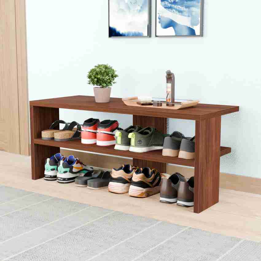 DFC Wooden Zeo Upto 10 Pairs Shoe Rack Chappal Stand Engineered Wood Shoe Rack Price in India Buy DFC Wooden Zeo Upto 10 Pairs Shoe Rack Chappal