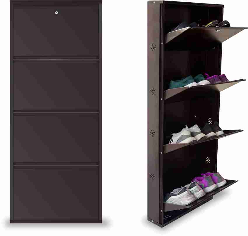 Trendy Metal Shoe Cabinet for Home with Doors Lock Wall Mount Metal Shoe Rack Metal Shoe Stand Price in India Buy Trendy Metal Shoe Cabinet for Home with Doors