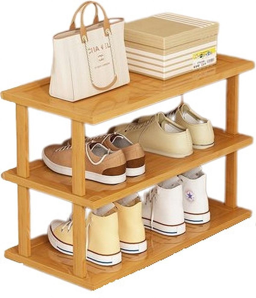 GRACIOUS MART Wooden Shoe Racks Home Bamboo Stand Multipurpose