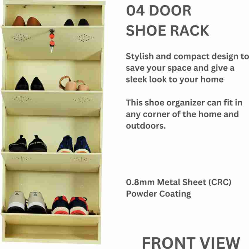 Aavatar 04 Door Ivory 21 Inch Wall Mounted Modern Shoerack Metal Shoe Rack Price in India Buy Aavatar 04 Door Ivory 21 Inch Wall Mounted Modern Shoerack Metal Shoe Rack online at Flipkart