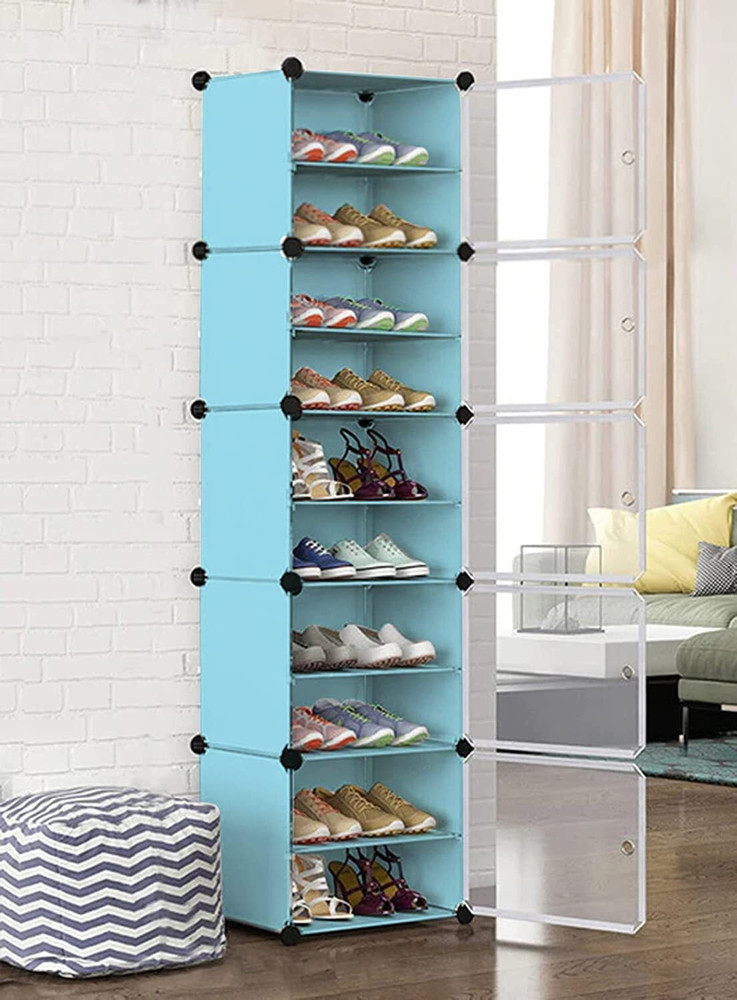 Owme Plastic 5 Door Collapsible Shoe Rack Plastic Free Stand Cubort Shoe Rack Plastic Collapsible Shoe Stand Price in India Buy Owme Plastic 5 Door Collapsible Shoe Rack Plastic Free Stand Cubort Shoe