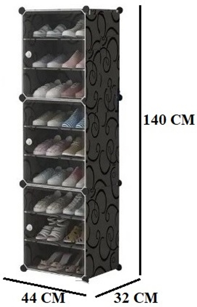Flipkart Perfect Homes Studio Portable 18 Pairs Shoe Rack Storage Organizer DIY Expandable 9 Tier Black Plastic Shoe Rack Price in India Buy Flipkart Perfect Homes Studio Portable 18 Pairs Shoe