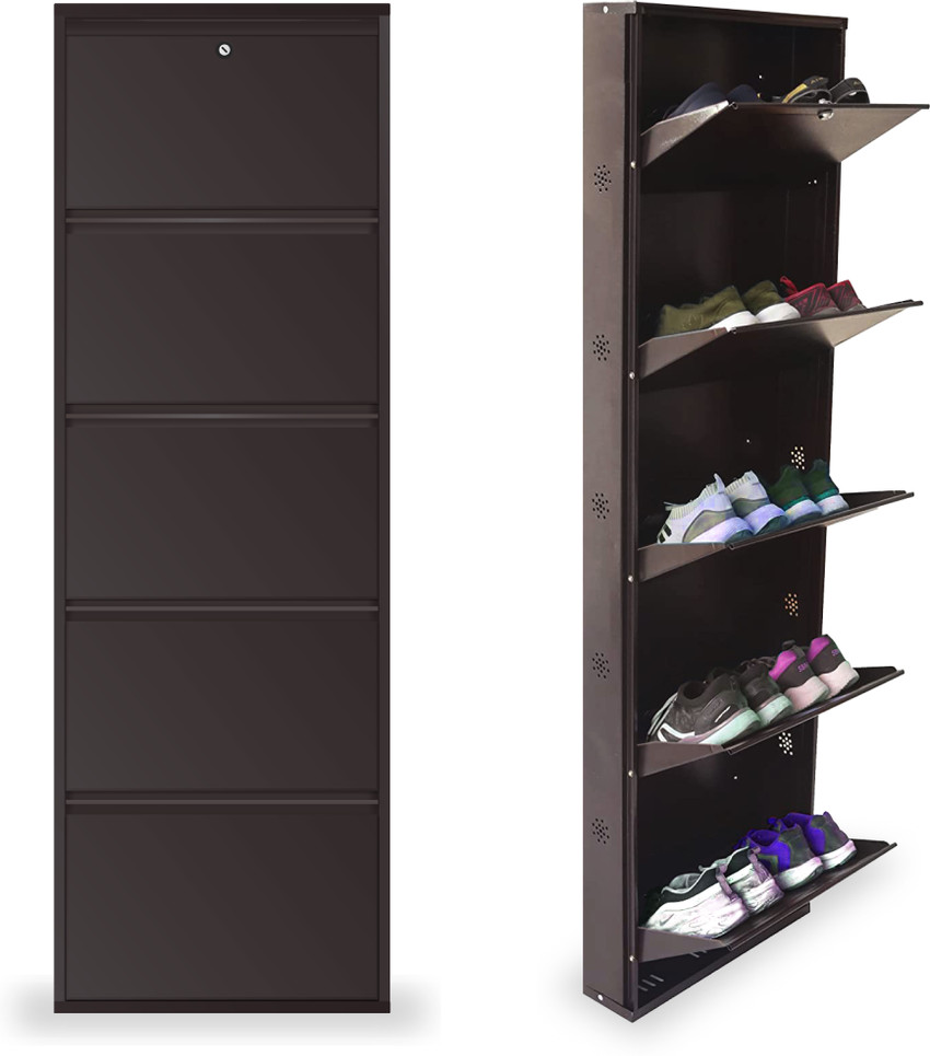 TNT Metal Shoe Cabinet for Home with Doors Lock Wall Mount Metal Shoe Rack Metal Shoe Stand Price in India Buy TNT Metal Shoe Cabinet for Home with Doors