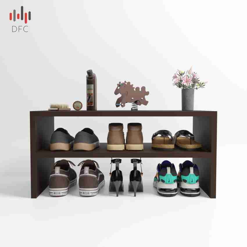 8-Pairs Wall-Mounted Shoe Organizer and Accessories