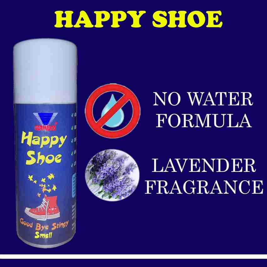 germidos Happy Shoe Shoe Deodorizer and Sanitizer Spray Removes