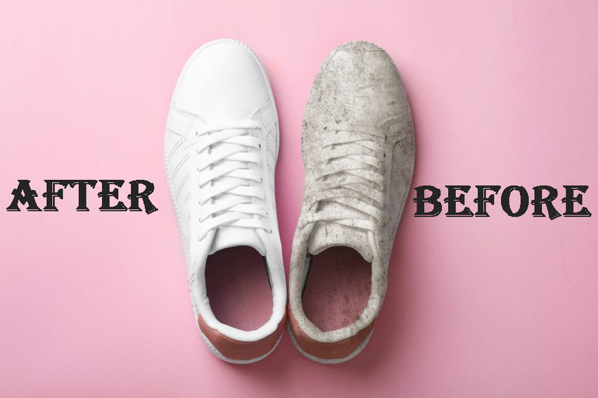 How to clean pink canvas shoes best sale