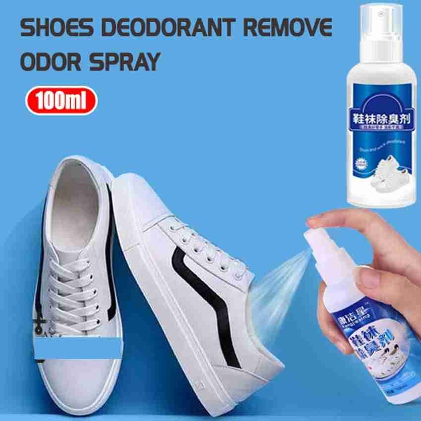 White shoes cleaner spray top