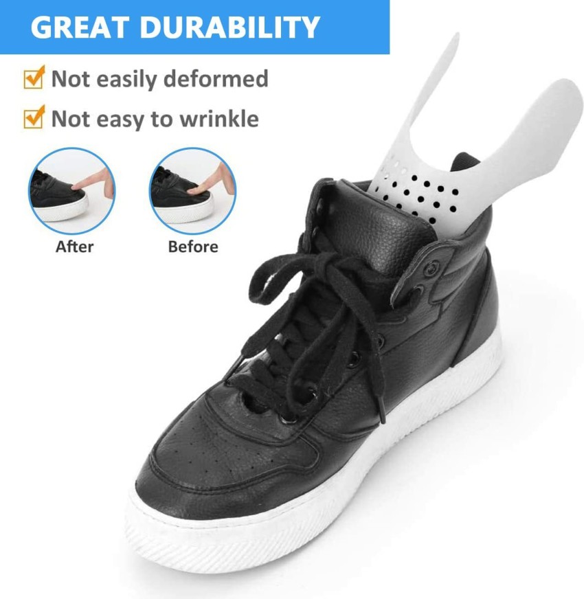 Madala Crease Protectors for Air Force 1, 2Pairs Shoe Crease Protector,  Crease Guards Shoes Protector, Hold the Shape of the Shoe, Anti Wrinkle  Sneaker Shields for Women's 5-8.5(Black+White) - Walmart.com
