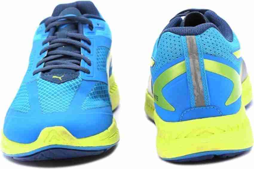 PUMA IGNITE Mesh Running Shoes For Men Buy High Risk Red White Sea Pine Color PUMA IGNITE Mesh Running Shoes For Men Online at Best Price Shop Online for Footwears