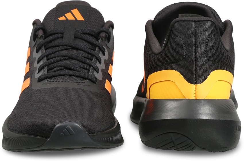 Men's solecourt boost tennis shoes clearance core black and flash orange