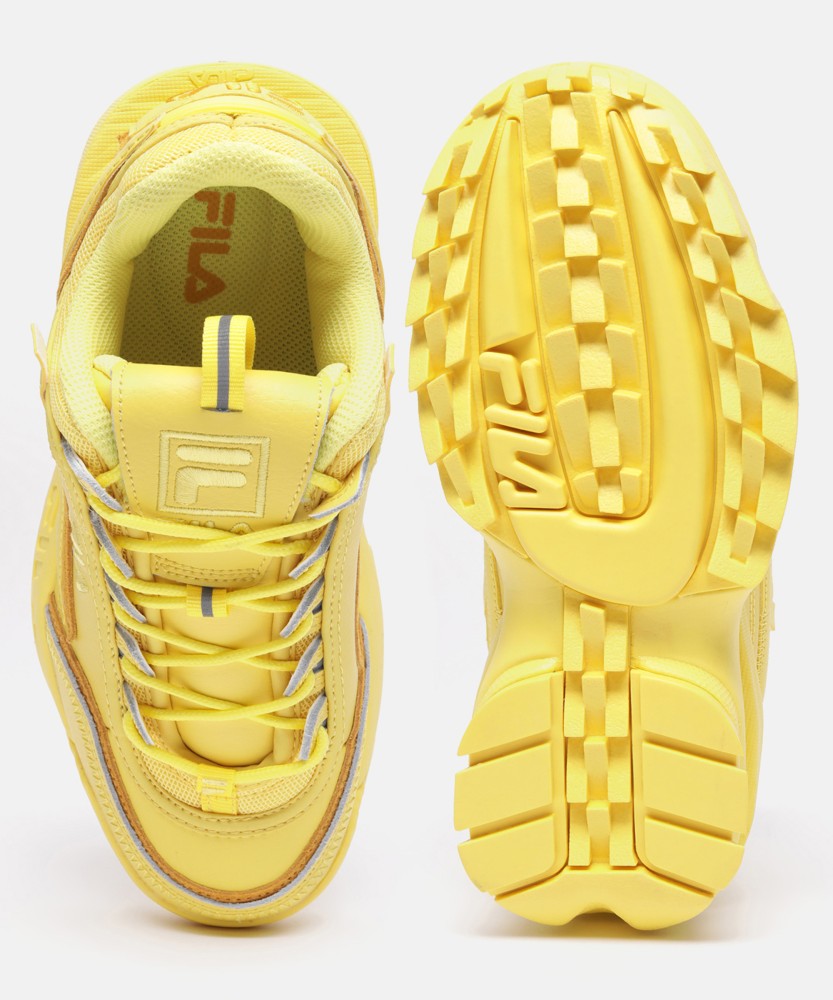 Fila disruptor yellow mens best sale